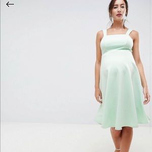 ASOS Maternity square neck dress